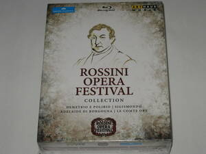 Blu-rayブルーレイ ロッシーニ音楽祭コレクション～オリー伯爵、デメトリオとポリビオ、シジスモンド、ブルゴーニュのアデライーデ（4BD）