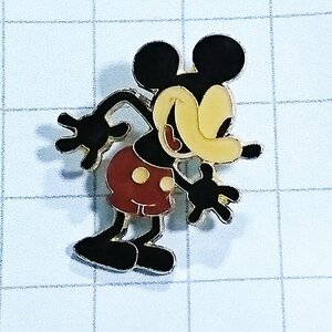 送料無料）ミッキーマウス OLD MICKEY ディズニー ピンバッジ A02191