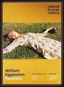 Portraits exhibition untitled 1975 アーティスト手書きサイン入り（エグルストン） 額装品