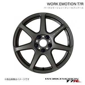 WORK EMOTION T7R トヨタ エスティマ 2WD DBA-ACR50W 1ピース ホイール 1本【18×7.5J 5-114.3 INSET47 マットカーボン】