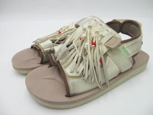 suicoke スイコック WAS-4ab スポーツ サンダル size26.0/ベージュ ■■ ☆ eca4 メンズ