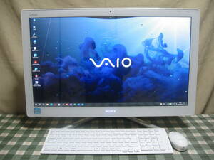 （24型大型ワイド液晶画面) ＃＃ SONY VAIO SVL24117FJW Windows 10 Home ＃＃（スグ付くTV＆地デジ対応) 