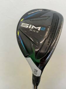 Taylor Made テーラーメイド SIM2 MAX ユーティリティ U3 19° シャフト TOUR120 Flex S MODUS3 カバー付き