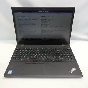 1円～【ジャンク】Lenovo ThinkPad P52s Core i7-8550U 1.8GHz/8GB/SSD128GB/15インチ/OS無/AC無【栃木出荷】