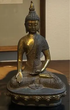 古い仏像　鎏金铜佛 古美術品