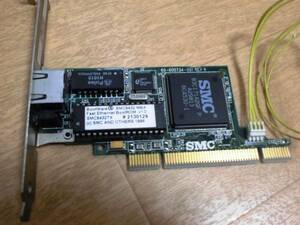 （ブートロム付き）米国製　SMC EtherPower II PCI 10/100 Base-TX ネットワークカード　動作確認済