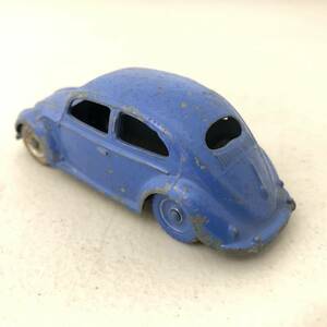 空冷　VW ビートル　オーバル　ミニカー　ディンキー　DINKY TOYS 1/43 当時モノ　ユーズドコンディション　ちょっと濃い青色