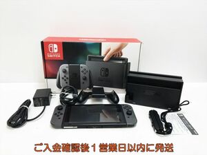 【1円】任天堂 Nintendo Switch 本体 セット グレー ニンテンドースイッチ 初期化/動作確認済 K07-496yk/G4