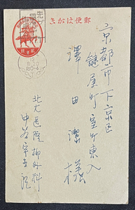 ◆中谷宇吉郎・肉筆書簡 昭和13年8月/物理学者/北海道大学理学部教授・人工雪の製作 実証史学者・澤田章（國學院講師）旧家より23