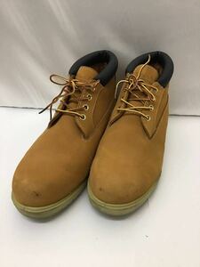 20240119【Timberland】ティンバーランド WP CHUKKA WHEAT ブーツ スウェード 26.5 ブラウン 50061