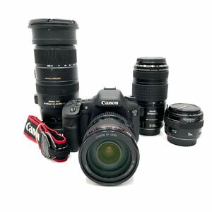 Canon キヤノン EOS 7D デジタル一眼レフ EF 24-105mm 1:4 L IS USM EF 50mm 1:1.4 EF 70-300mm 1:4-5.6 IS USM SIGMA 50-500mm 望遠レンズ