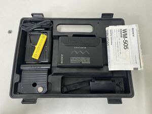 F684 【ジャンク】 SONY ソニー WM-505 WALKMAN ウォークマン WIRELESS ワイヤレス カセットプレーヤー