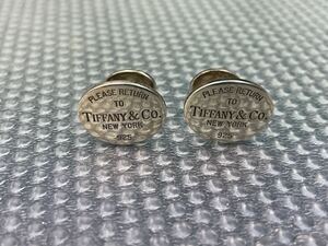 TIFFANY&Co. ティファニー 925 カフス PLEASE RETURN TO シルバー アクセサリー