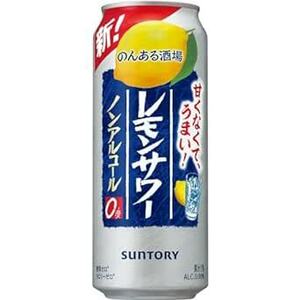 【ノンアルなのに甘くない】 のんある酒場 サントリー のんある晩酌レモンサワー [ ノンアルコール 500ml×24本 ]