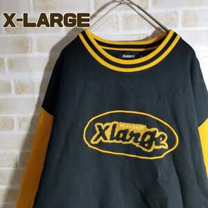 X-LARGE エクストララージ スウェット トレーナー パイル ロゴ