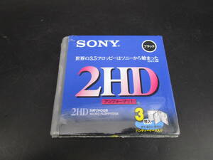 即決　ソニー　フロッピーディスク　2HD　3枚パック　3MF2HDQB　未使用　送料350円　（FL44