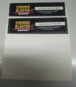 Creative製ISAバス用サウンドカード Sound Blaster用5インチFD　ジャンク品