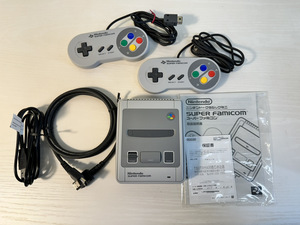 3899-02★極美品★通電確認済★任天堂 Nintendo　ニンテンドークラシックミニ　MOD・CLV-301 スーパーファミコン　すぐ遊べるセット★