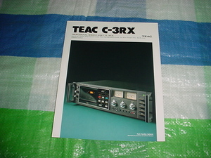 TEAC　C-3RXの英語版カタログ