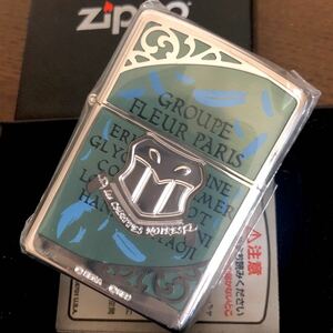 ZIPPO 『GROUPE FLEUR PARIS サクラ大戦 パリ』2004年製造 真宮寺さくら 帝国華撃団 オイルライター ジッポー 廃版激レア 未使用品