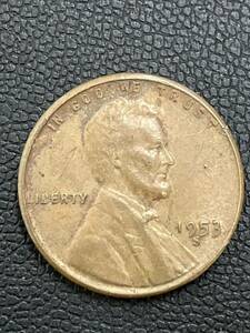アメリカ 1セント 外国コイン ONE CENT 1953年