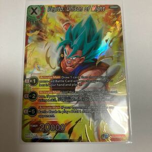 ドラゴンボール超 カードゲーム 海外 英語版 BT10 SR ベジット Vegito, Unison of Might Foil