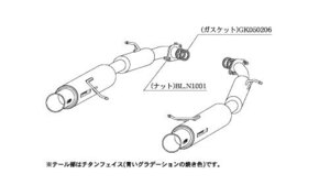 柿本改 マフラー Regu.06 & R アテンザスポーツワゴン DBA-GH5FW 2.5_NA L5-VE 2WD(FF) 08/1～10/3 5AT 個人宅不可 北海道・離島は要確認