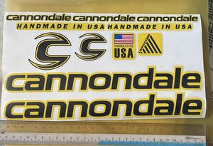 CANNONDALE キャノンデール ステッカー一式黄色