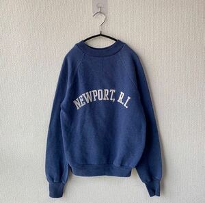 80s Healthknit プリント スウェット USA製 ヘルスニット ビンテージ 古着