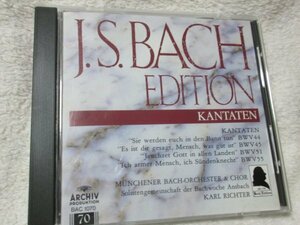 バッハ大全集・教会カンタータ//　BWV44、45、51、55【ゴールドCD】《ひとびと汝らを除名すべし》《全地よ、神にむかいて歓呼せよ 》