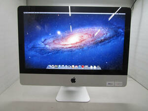 Apple iMac Mid 2011 21.5インチ ⑥ ModelNumber:A1311 Core i5 2.5GHz/メモリ4GB/HDD500GB/MacOS X 10.7.5 管理番号I-294