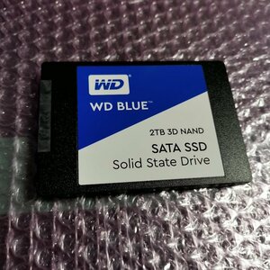 【中古】WD Blue SSD 2TB 2.5型 WDS200T2B0A 2.0TB 2.5インチ SATA3　内蔵用 WesternDigital (SN:267)