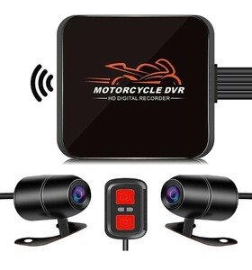 AC12 Motocam バイク用ドライブレコーダー 前後防水カメラ IP67 自転車 バイク ドラレコ 1080P 格安売り切りスタート ゆ