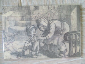 THE ART OF DISNEY [アートオブディズニー] Pinocchio(1940) コンセプト ピノキオ ポストカード