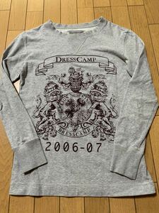 DRESS CAMP(ドレスキャンプ)デザイン　薄手スウェット