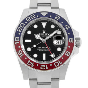 ロレックス GMTマスターII 126710BLRO ブラック 3列 オイスターブレス ランダム番 中古 メンズ 腕時計