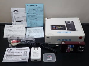 JVC Victor ビクター PICSIO HDメモリーカメラ GC-FM2-R レッド