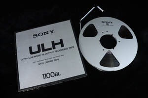 SONY 1100BL ソニー ULH ULTRA LOW-NOISE HI-OUTPUT RECORDING TAPE オープンリールテープ 箱付き 003IDLIB80