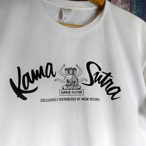 送込　Kama Sutra Records　カーマ スートラ レコード　半袖Tシャツ　白　Mサイズ