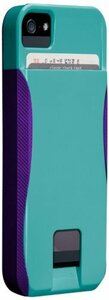 即決・送料無料)【ICカードが収納出来るケース】Case-Mate iPhone SE(第一世代,2016)/5s/5 POP! ID Case Pool Blue/Violet Purple