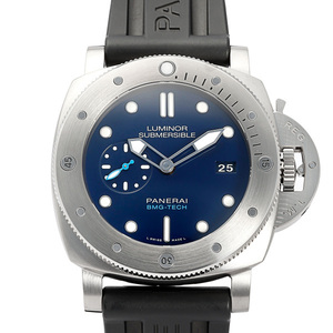 パネライ PANERAI ルミノール サブマーシブル 1950 BMG-TECH 3デイズ オートマティック PAM00692 ブルー文字盤 中古 腕時計 メンズ