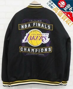 3J4082/JH DESIGN NBA LAKERS Championship ウールスタジャン レイカーズ