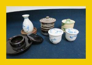 :【やましな京都】「18、湯呑、重ね鉢いろいろ」茶道具、陶器、食器、信楽焼 茶碗 煎茶碗 煎茶道具 和食器