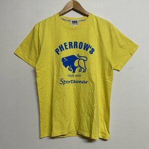 フェローズ トレードマーク プリント ショートスリーブ クルーネックTシャツ Tシャツ Tシャツ M 黄 / イエロー プリント