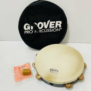 6527 GROVER PRO PERCUSSION タンバリン　グローバー　ワックス付き　送料無料　匿名配送