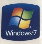 ■新品・未使用 ■10枚セット 【Windows7】エンブレムシール　【18*18㎜】送料無料・追跡サービス付き☆P156