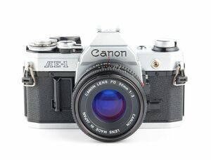 06641cmrk Canon AE-1 + New FD 50mm F1.8 MF一眼レフカメラ FDマウント