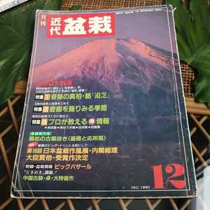 ☆盆栽総合誌 月刊 近代盆栽 1990年 12月号 近代出版☆