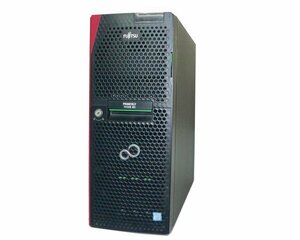 富士通 PRIMERGY TX1330 M3 (PYT1333TNS) Xeon E3-1220 V6 3.0GHz メモリ 16GB HDD 450GB×3(SAS) DVD-ROM