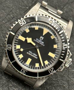 TUDOR ヴィンテージカスタム　Ref.9401/0 スノーフレーク / イカサブベース OH済　サブ専用ブレス　精度良好！！